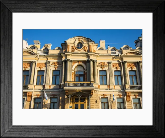 Framed Print : Neoclassical architecture, St. Petersburg, Russia, Europe Framed Print : Neoclassical architecture, St. Petersburg, Russia, Europe