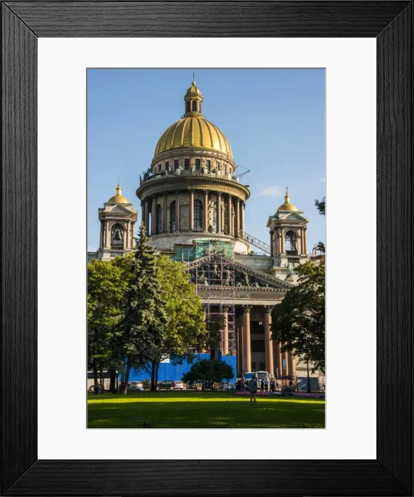 Framed Print : St. Isaacs Cathedral, St. Petersburg, Russia, Europe Framed Print : St. Isaacs Cathedral, St. Petersburg, Russia, Europe