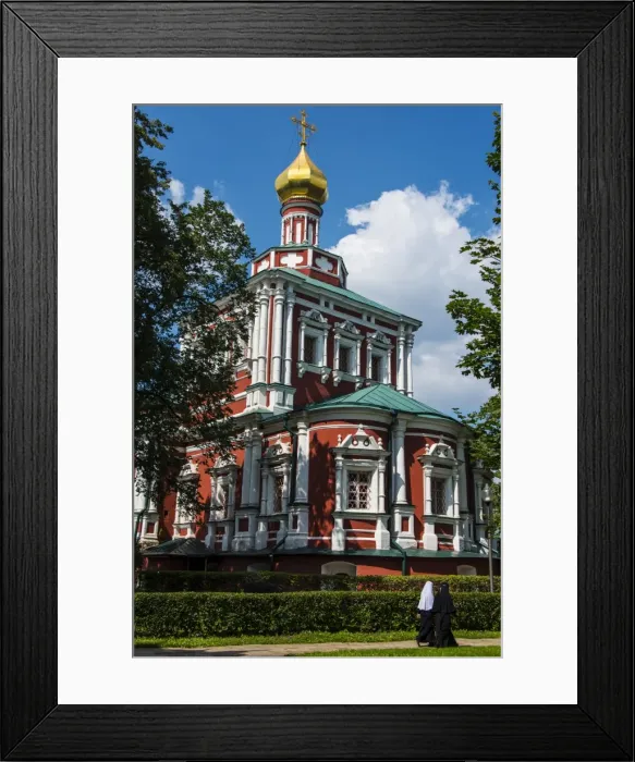 Framed Print : Assumption Church in the Novodevichy Convent, Moscow, Russia, Europe Framed Print : Assumption Church in the Novodevichy Convent, Moscow, Russia, Europe