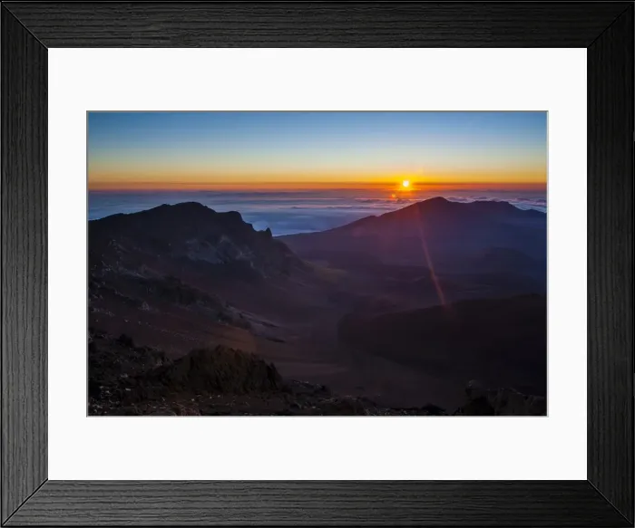 Framed Print : Sunrise above Haleakala National Park, Maui, Hawaii, United States of America, Pacific Framed Print : Sunrise above Haleakala National Park, Maui, Hawaii, United States of America, Pacific