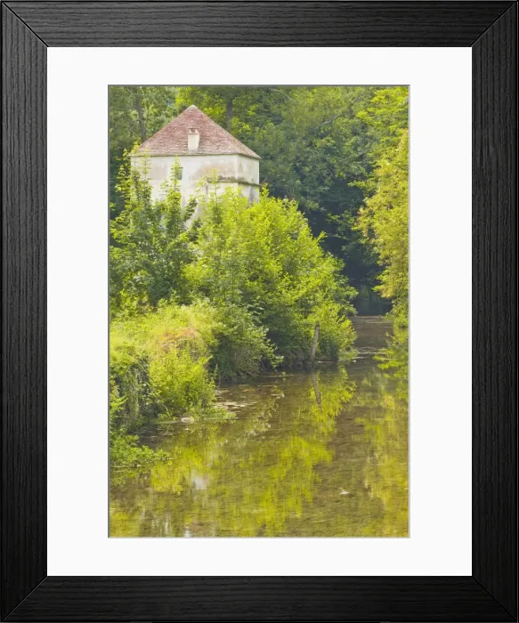 Framed Print : A serene scene in the village of Noyers sur Serein, Yonne, Burgundy, France, Europe Framed Print : A serene scene in the village of Noyers sur Serein, Yonne, Burgundy, France, Europe