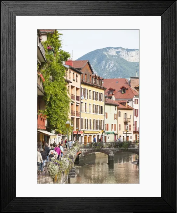 Framed Print : A view of the old town of Annecy, Haute-Savoie, France, Europe Framed Print : A view of the old town of Annecy, Haute-Savoie, France, Europe