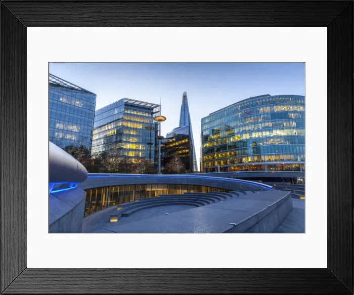 Framed Print : The scoop, an amphitheatre next to the GLC building, at More London with the Shard behind, London Bridge, London, England, United Kingdom, Europe Framed Print : The scoop, an amphitheatre next to the GLC building, at More London with the Shard behind, London Bridge, London, England, United Kingdom, Europe