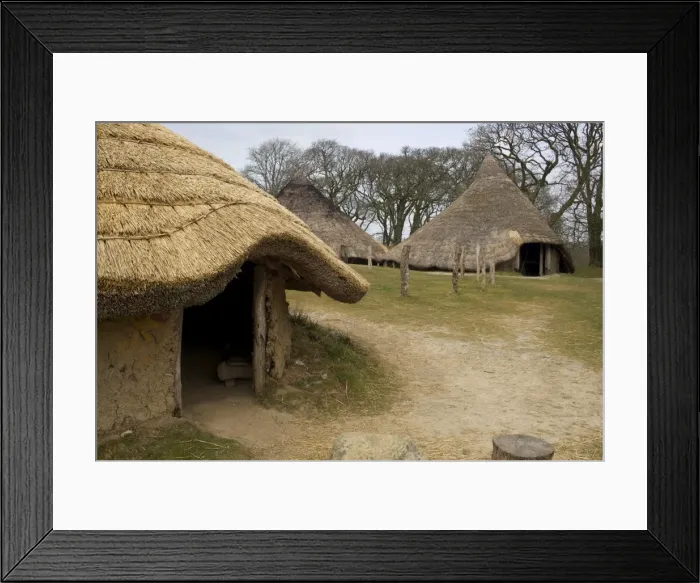 Framed Print : Castell Henllys, a reconstructed Iron Age hill fort circa 600BC, Pembrokeshire Coast National Park, Pembrokeshire, Wales, United Kingdom, Europe Framed Print : Castell Henllys, a reconstructed Iron Age hill fort circa 600BC, Pembrokeshire Coast National Park, Pembrokeshire, Wales, United Kingdom, Europe