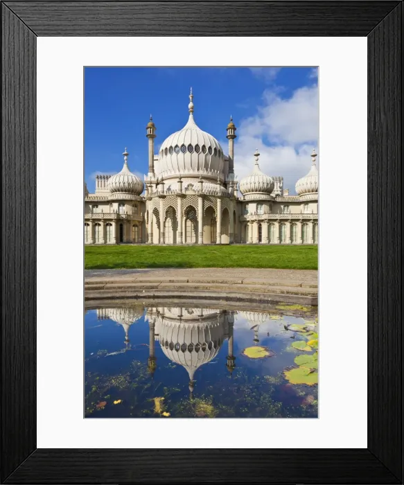 Framed Print : Brighton Royal Pavilion with reflection, Brighton, East Sussex, England, United Kingdom, Europe Framed Print : Brighton Royal Pavilion with reflection, Brighton, East Sussex, England, United Kingdom, Europe