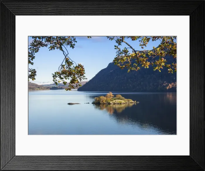 Framed Print : Autumn, Norfolk Island, Lake Ullswater, Lake District National Park, Cumbria, England, United Kingdom, Europe Framed Print : Autumn, Norfolk Island, Lake Ullswater, Lake District National Park, Cumbria, England, United Kingdom, Europe