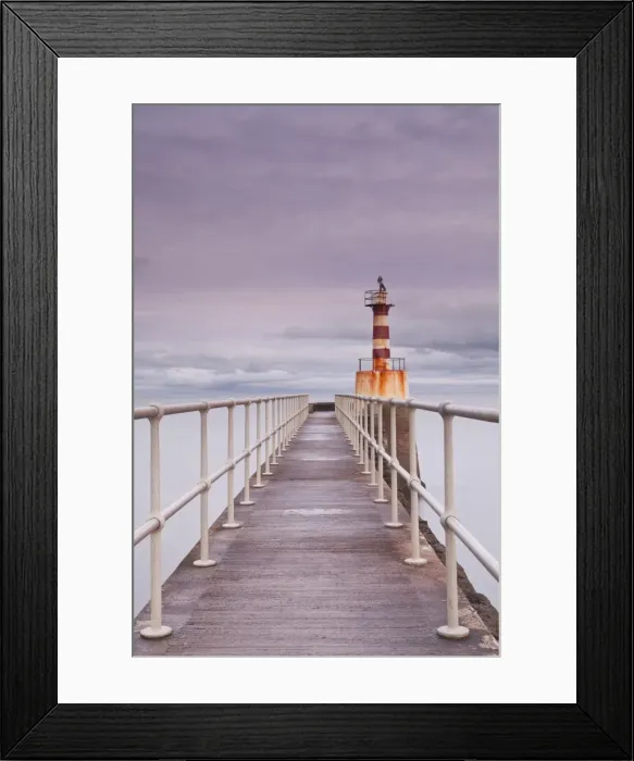 Framed Print : The South Jetty lighthouse in Amble on the Northumberland coastline, Northumberland, England, United Kingdom, Europe Framed Print : The South Jetty lighthouse in Amble on the Northumberland coastline, Northumberland, England, United Kingdom, Europe