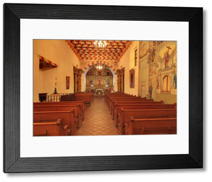 Framed Print : Mission Delores, San Francisco, California, United States of America, North America Framed Print : Mission Delores, San Francisco, California, United States of America, North America