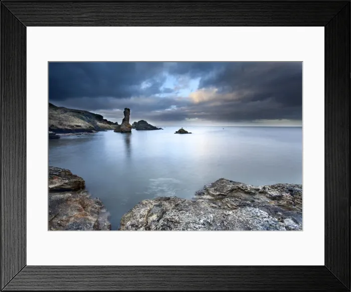 Framed Print : Rock and Spindle on the Fife coast near St. Andrews, Fife, Scotland, United Kingdom, Europe Framed Print : Rock and Spindle on the Fife coast near St. Andrews, Fife, Scotland, United Kingdom, Europe