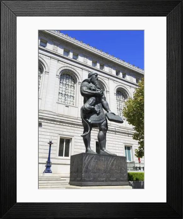 Framed Print : Ashurbanipal King of Syria statue, Asian Art Museum, San Francisco, California, United States of America, North America Framed Print : Ashurbanipal King of Syria statue, Asian Art Museum, San Francisco, California, United States of America, North America