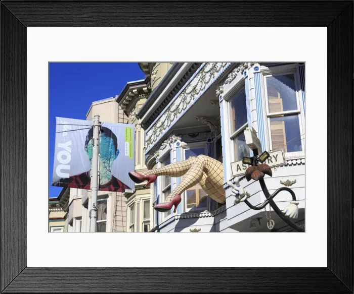 Framed Print : Store in Haight-Ashbury District, San Francisco, California, United States of America, North America Framed Print : Store in Haight-Ashbury District, San Francisco, California, United States of America, North America