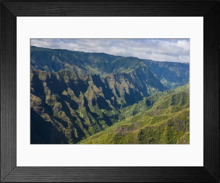 Framed Print : Aerial of the Waimea Canyon, Kauai, Hawaii, United States of America, Pacific Framed Print : Aerial of the Waimea Canyon, Kauai, Hawaii, United States of America, Pacific
