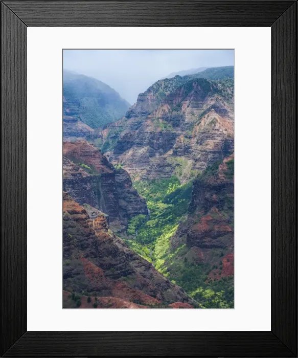 Framed Print : View over the Waimea Canyon, Kauai, Hawaii, United States of America, Pacific Framed Print : View over the Waimea Canyon, Kauai, Hawaii, United States of America, Pacific
