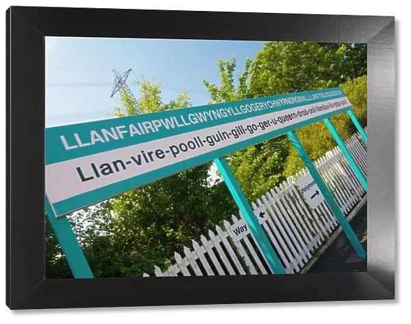 Llanfair PG (Llanfairpwllgwyngyllgogerychwyrndrobwllllantysiliogogogoch) Station, Anglesey, Gwynedd, Wales, United Kingdom, Europe
