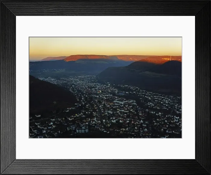 Framed Print : Evening view of Lichtenstein village, Swabian Alb, Baden-Wurttemberg, Germany, Europe Framed Print : Evening view of Lichtenstein village, Swabian Alb, Baden-Wurttemberg, Germany, Europe