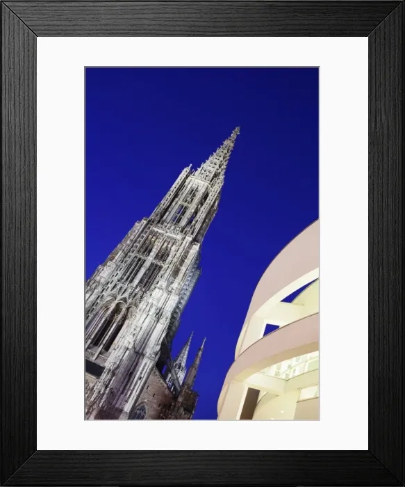 Framed Print : Ulm Minster (Muenster) and Stadthaus Gallery, Ulm, Baden Wurttemberg, Germany, Europe Framed Print : Ulm Minster (Muenster) and Stadthaus Gallery, Ulm, Baden Wurttemberg, Germany, Europe