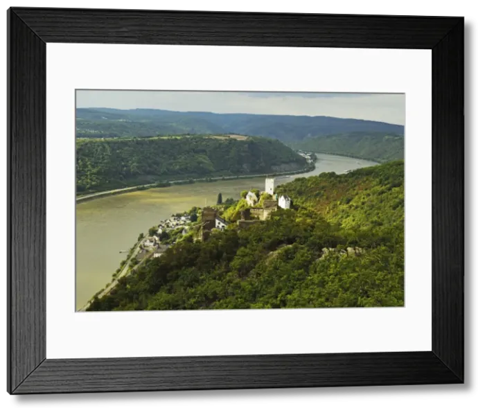 Framed Print : Sterrenberg Castle and River Rhine, Rhineland-Palatinate, Germany, Europe Framed Print : Sterrenberg Castle and River Rhine, Rhineland-Palatinate, Germany, Europe