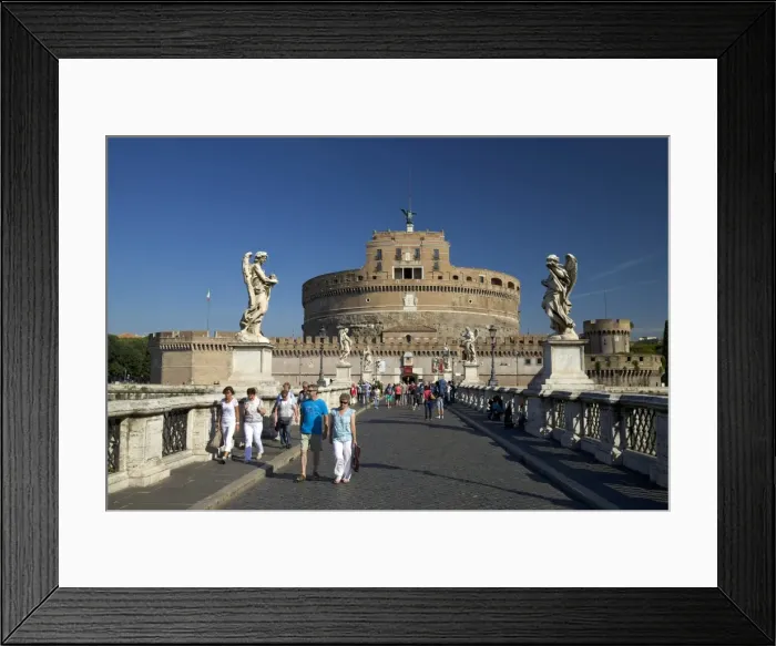 Framed Print : Castel and Ponte Sant Angelo, dating from 139 AD, Rome, Lazio, Italy, Europe Framed Print : Castel and Ponte Sant Angelo, dating from 139 AD, Rome, Lazio, Italy, Europe