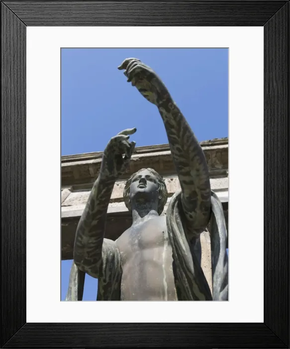 Framed Print : Statue of Apollo in the ruined Temple of Apollo in ancient Pompeii, UNESCO World Heritage Site, Campania, Italy, Europe Framed Print : Statue of Apollo in the ruined Temple of Apollo in ancient Pompeii, UNESCO World Heritage Site, Campania, Italy, Europe