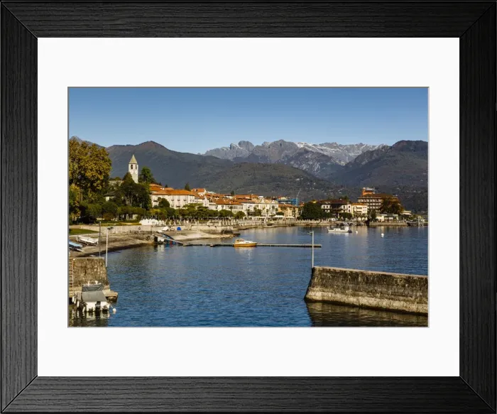 Framed Print : View over Baveno town, Lake Maggiore, Italian Lakes, Piedmont, Italy, Europe Framed Print : View over Baveno town, Lake Maggiore, Italian Lakes, Piedmont, Italy, Europe