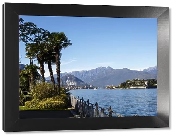 View over Isola Bella, Borromean Islands, Lake Maggiore, Italian Lakes, Piedmont, Italy, Europe