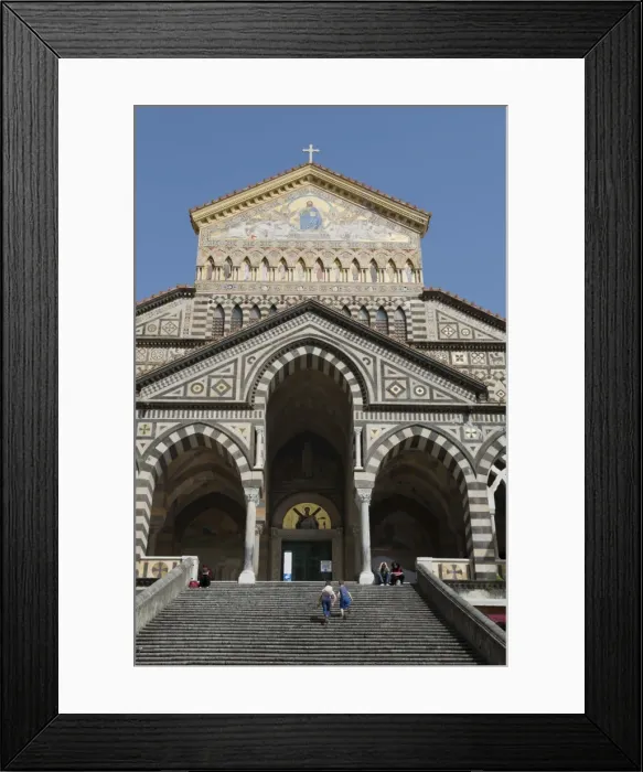 Framed Print : Steps up to the Duomo Cattedrale Sant Andrea in Amalfi, Amalfi Coast (Costiera Amalfitana), UNESCO World Heritage Site, Campania, Italy, Mediterranean, Europe Framed Print : Steps up to the Duomo Cattedrale Sant Andrea in Amalfi, Amalfi Coast (Costiera Amalfitana), UNESCO World Heritage Site, Campania, Italy, Mediterranean, Europe
