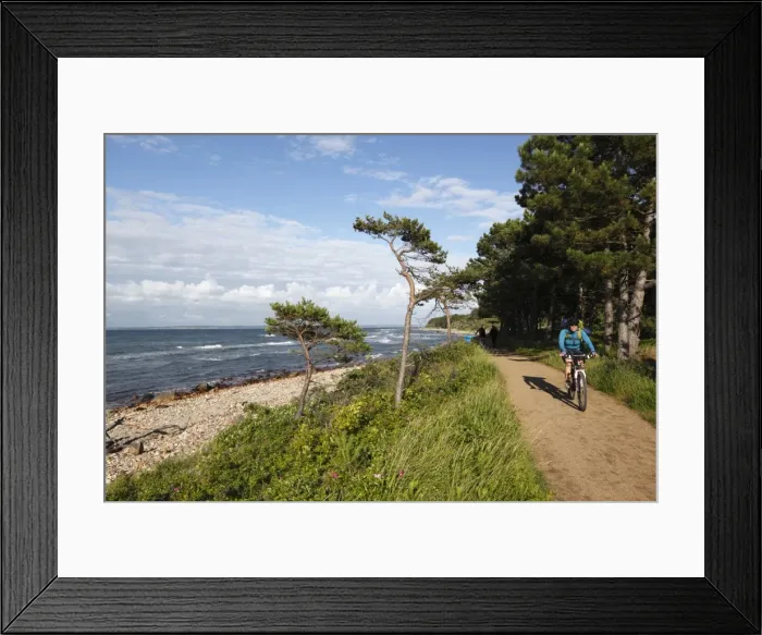 Framed Print : Hornbaek beach, Hornbaek, Zealand, Denmark, Europe