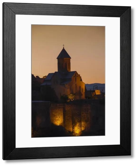 Framed Print : View of Narikala Fortress and St. Nicholas church, Tbilisi, Georgia, Caucasus, Central Asia, Asia Framed Print : View of Narikala Fortress and St. Nicholas church, Tbilisi, Georgia, Caucasus, Central Asia, Asia