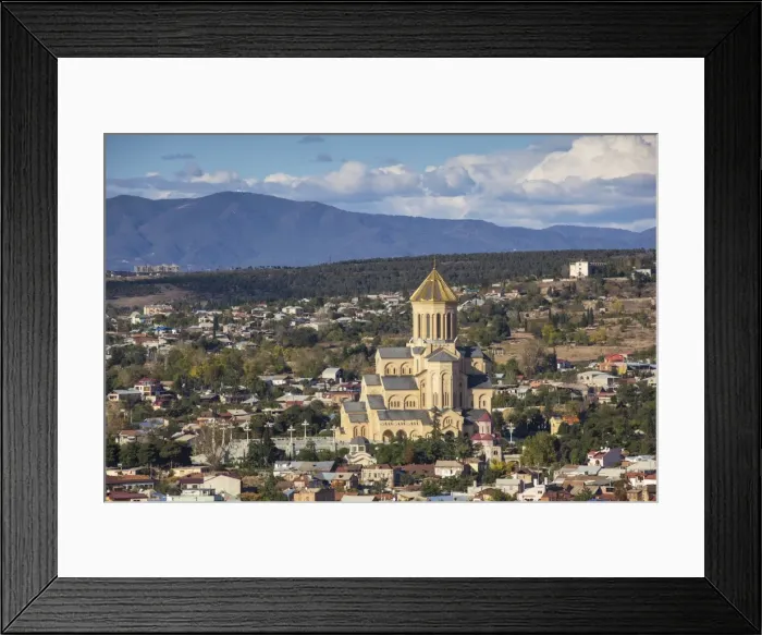Framed Print : View of Taminda Sameba Cathedral (Holy Trinity Cathedral), the biggest Orthodox Cathedral in the Caucasus, Tbilisi, Georgia, Caucasus, Central Asia, Asia Framed Print : View of Taminda Sameba Cathedral (Holy Trinity Cathedral), the biggest Orthodox Cathedral in the Caucasus, Tbilisi, Georgia, Caucasus, Central Asia, Asia