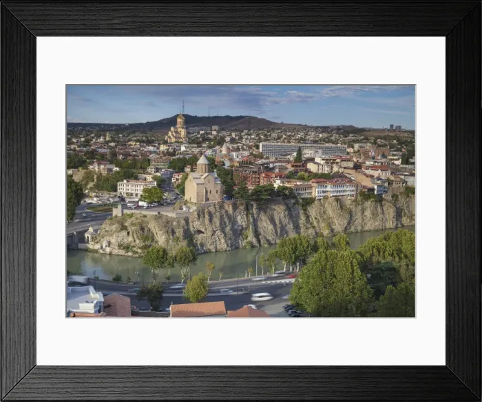 Framed Print : View of Tbilisi, Georgia, Caucasus, Central Asia, Asia Framed Print : View of Tbilisi, Georgia, Caucasus, Central Asia, Asia