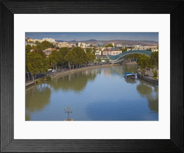 Framed Print : Peace Bridge (Bridge of Peace) over the Mtkvari (Kura) River, Tbilisi, Georgia, Caucasus, Central Asia, Asia Framed Print : Peace Bridge (Bridge of Peace) over the Mtkvari (Kura) River, Tbilisi, Georgia, Caucasus, Central Asia, Asia