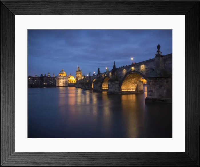Framed Print : Charles Bridge and River Vltava, Prague, UNESCO World Heritage Site, Czech Republic, Europe Framed Print : Charles Bridge and River Vltava, Prague, UNESCO World Heritage Site, Czech Republic, Europe