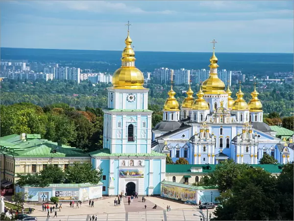 St. Michaels gold-domed cathedral, Kiev (Kyiv), Ukraine, Europe