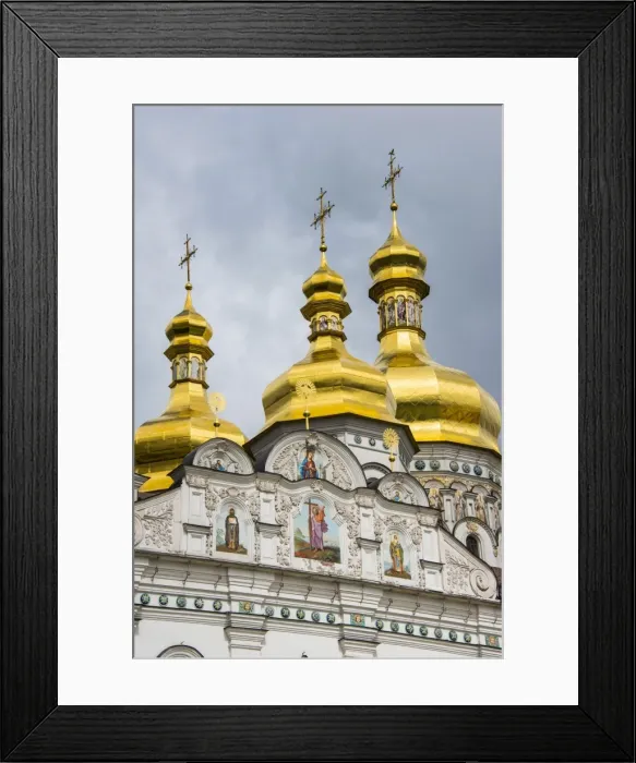 Framed Print : The golden domes of the Domition Cathedral in the Kiev-Pechersk Lavra, UNESCO World Heritage Site, Kiev (Kyiv), Ukraine, Europe Framed Print : The golden domes of the Domition Cathedral in the Kiev-Pechersk Lavra, UNESCO World Heritage Site, Kiev (Kyiv), Ukraine, Europe