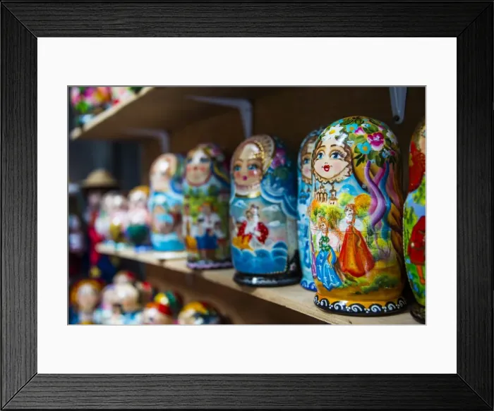 Framed Print : Russian dolls for sale as souvenirs in Kiev (Kyiv), Ukraine, Europe Framed Print : Russian dolls for sale as souvenirs in Kiev (Kyiv), Ukraine, Europe