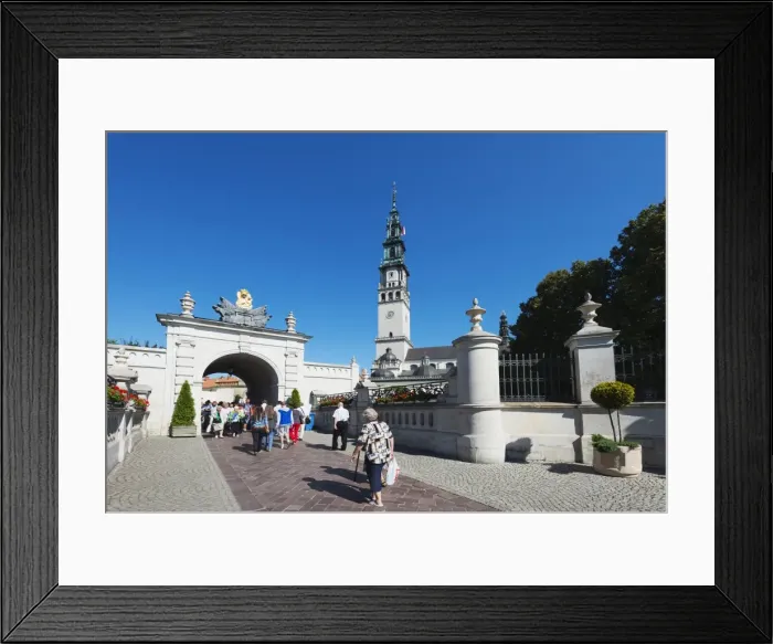 Framed Print : Pilgrims at Monastery of Jasna Gora, during the Marian Feast of Assumption, Czestochowa, Malopolska, Poland, Europe Framed Print : Pilgrims at Monastery of Jasna Gora, during the Marian Feast of Assumption, Czestochowa, Malopolska, Poland, Europe