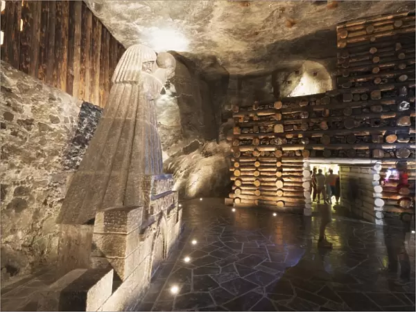 Tourist route, Wieliczka Salt Mine, UNESCO World Heritage Site, Krakow, Malopolska, Poland, Europe