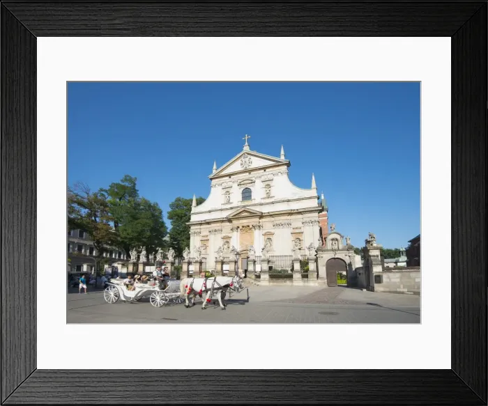 Framed Print : Saint Peter and Saint Pauls Church, UNESCO World Heritage Site, Krakow, Malopolska, Poland, Europe