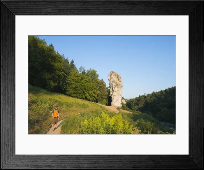 Framed Print : Hercules Club (Maczuga Herkulesa), a limestone pillar, Ojcow National Park, Malopolska, Poland, Europe Framed Print : Hercules Club (Maczuga Herkulesa), a limestone pillar, Ojcow National Park, Malopolska, Poland, Europe