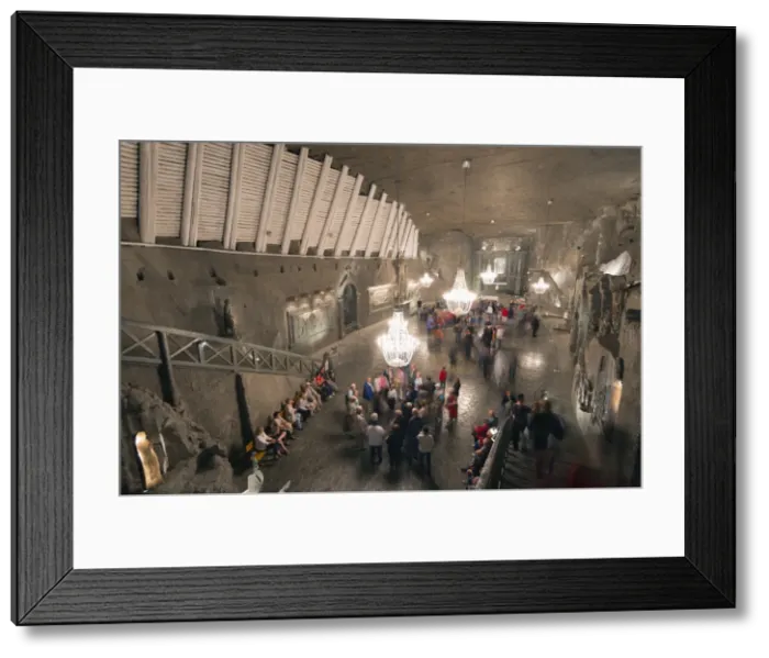 Framed Print : Tourist route, Chapel of St. Kinga, Wieliczka Salt Mine, UNESCO World Heritage Site, Krakow, Malopolska, Poland, Europe Framed Print : Tourist route, Chapel of St. Kinga, Wieliczka Salt Mine, UNESCO World Heritage Site, Krakow, Malopolska, Poland, Europe