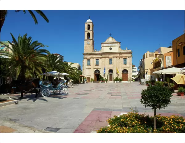 Orthodox Cathedral, Chania, Crete, Greek Islands, Greece, Europe