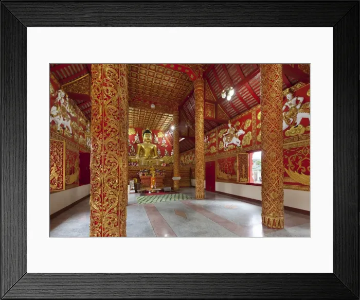 Framed Print : Prayer hall of Wat Phra That Lampang Luang Buddhist temple, Lampang, Northern Thailand, Thailand, Southeast Asia, Asia Framed Print : Prayer hall of Wat Phra That Lampang Luang Buddhist temple, Lampang, Northern Thailand, Thailand, Southeast Asia, Asia