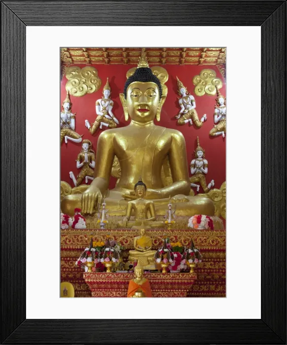 Framed Print : Buddha shrine, Wat Phra That Lampang Luang Buddhist temple, Lampang, Northern Thailand, Thailand, Southeast Asia, Asia Framed Print : Buddha shrine, Wat Phra That Lampang Luang Buddhist temple, Lampang, Northern Thailand, Thailand, Southeast Asia, Asia