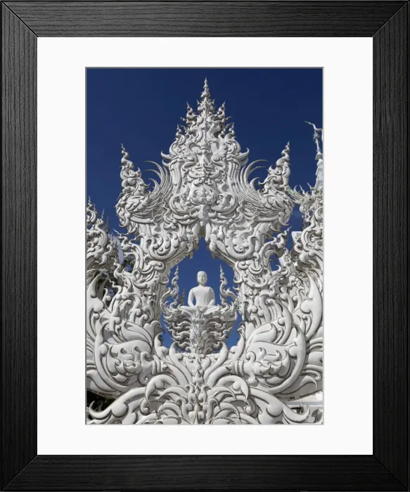 Framed Print : Detail, Wat Rong Khun (White Temple), Chiang Rai, Northern Thailand, Thailand, Southeast Asia, Asia Framed Print : Detail, Wat Rong Khun (White Temple), Chiang Rai, Northern Thailand, Thailand, Southeast Asia, Asia