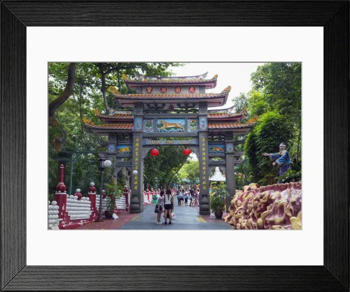 Framed Print : Haw Par Villa, Singapore, Southeast Asia, Asia Framed Print : Haw Par Villa, Singapore, Southeast Asia, Asia