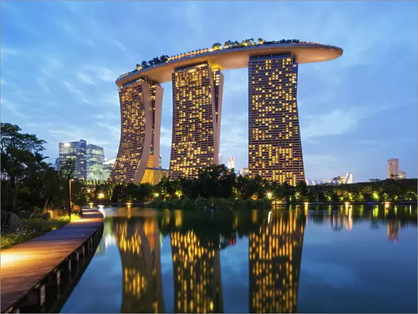 Marina Bay Sands Hotel, Singapore, Southeast Asia, Asia