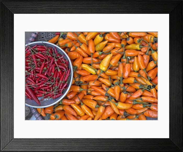 Framed Print : Chillies, Sapa area, Vietnam, Indochina, Southeast Asia, Asia Framed Print : Chillies, Sapa area, Vietnam, Indochina, Southeast Asia, Asia
