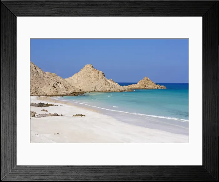Framed Print : Qalansia beach, Socotra Island, Yemen, Middle East