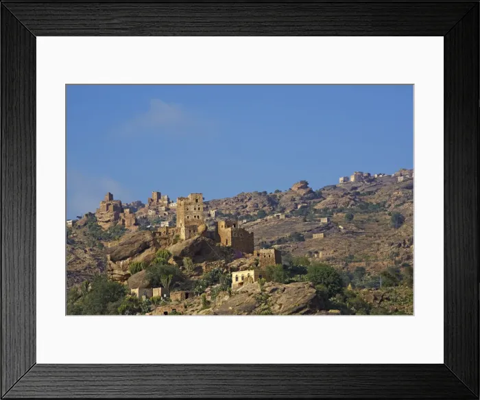 Framed Print : Central Mountains, Yemen, Middle East Framed Print : Central Mountains, Yemen, Middle East