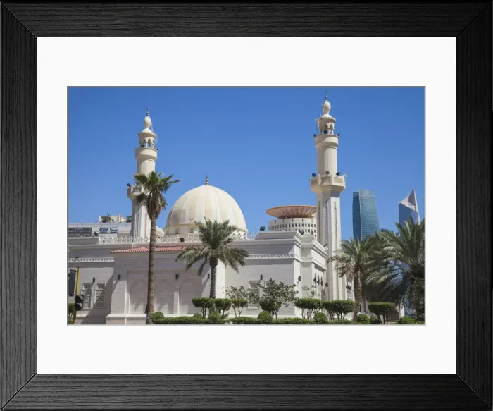 Framed Print : Al Shamian Mosque, Kuwait City, Kuwait, Middle East Framed Print : Al Shamian Mosque, Kuwait City, Kuwait, Middle East